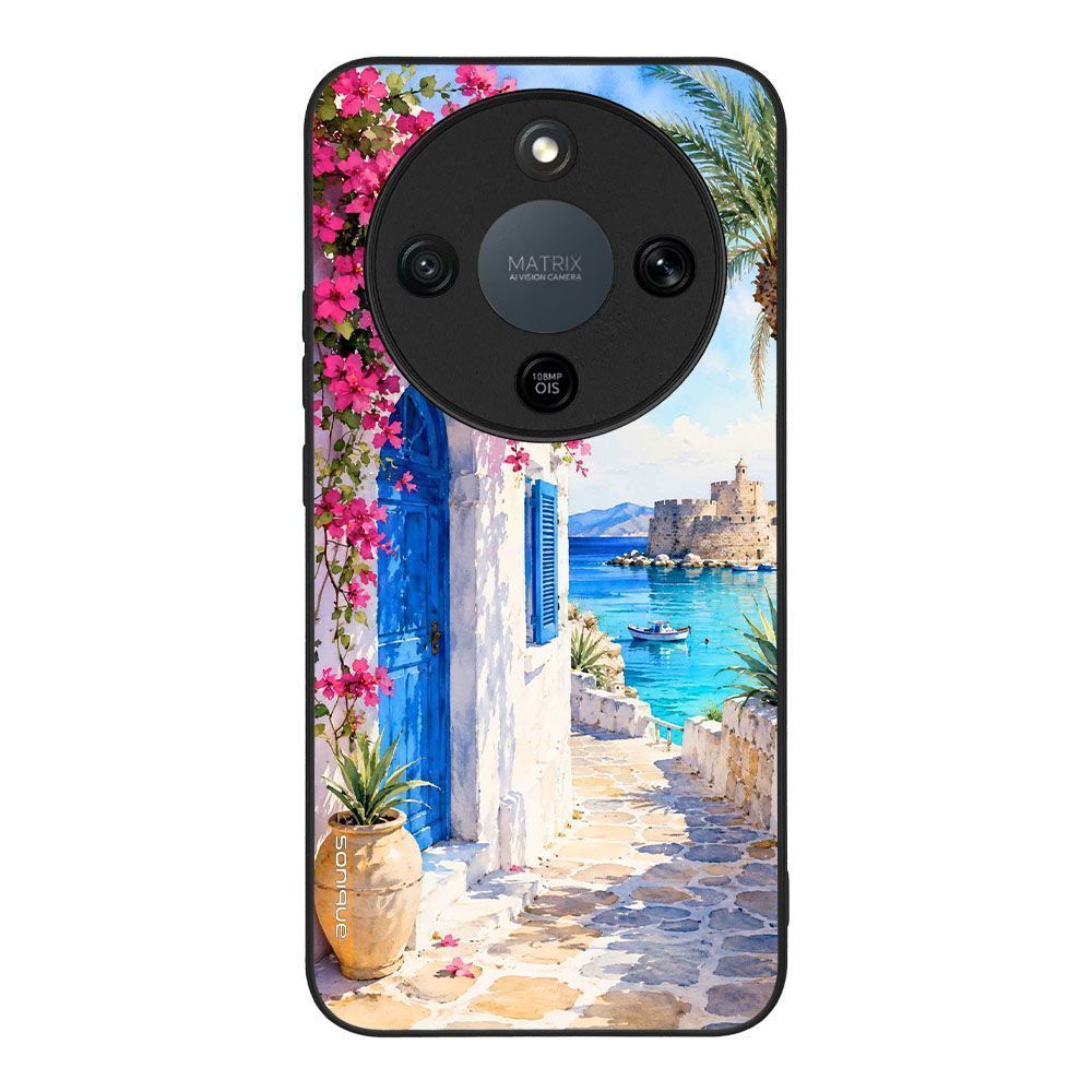 Θήκη Sonique Greek Island Muse Series για Honor Magic8 Lite 5G Σοκάκι Ρόδου