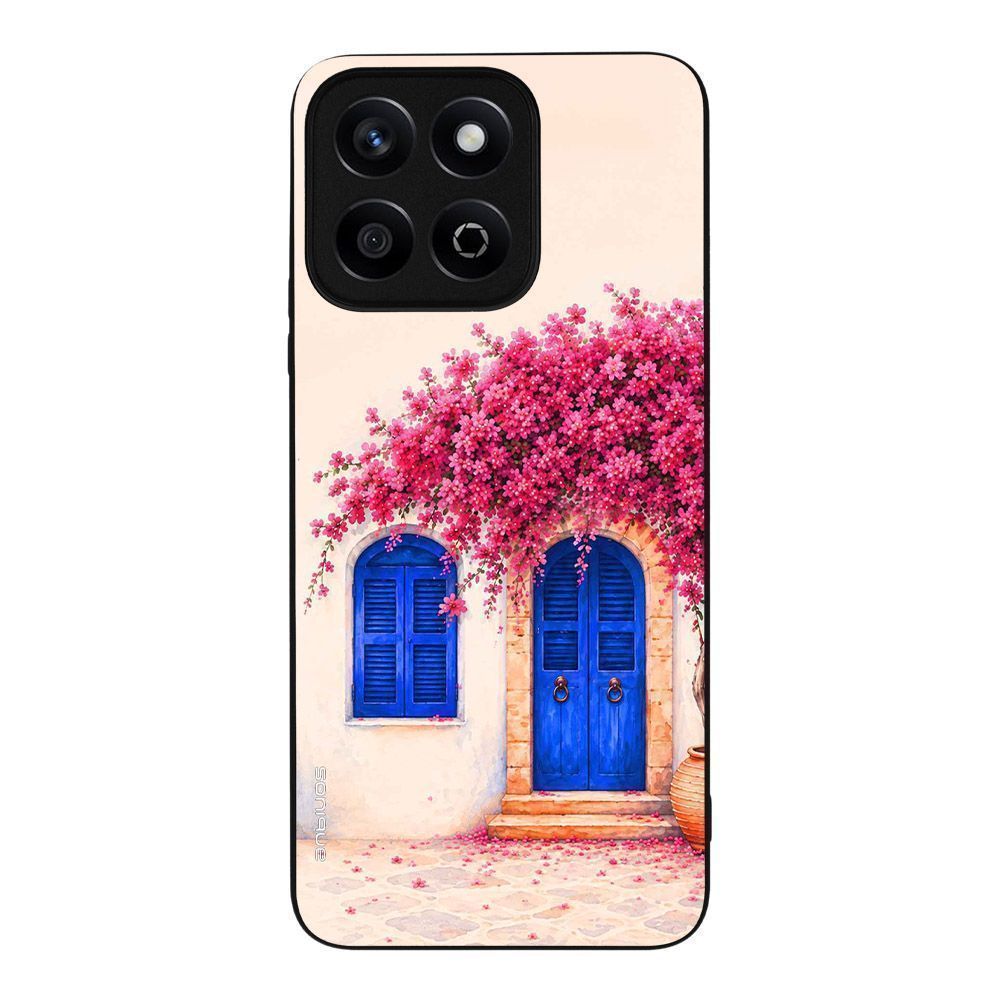 Θήκη Sonique Greek Island Muse Series για Honor X7c Ροζ Μπουκαμβίλια
