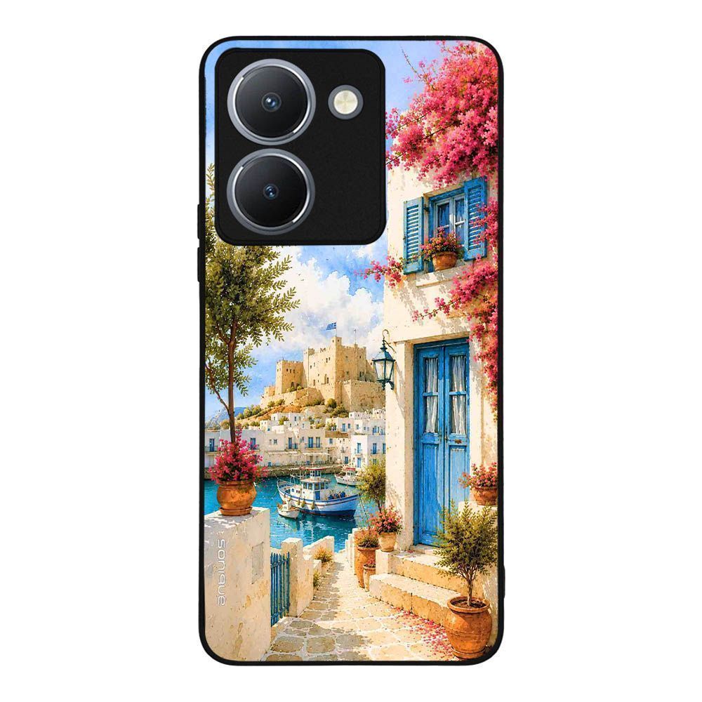 Θήκη Sonique Greek Island Muse Series για VIVO Y36 4G / VIVO Y36 5G / VIVO Y27 5G / VIVO Y27s Ροδίτικο Λιμάνι