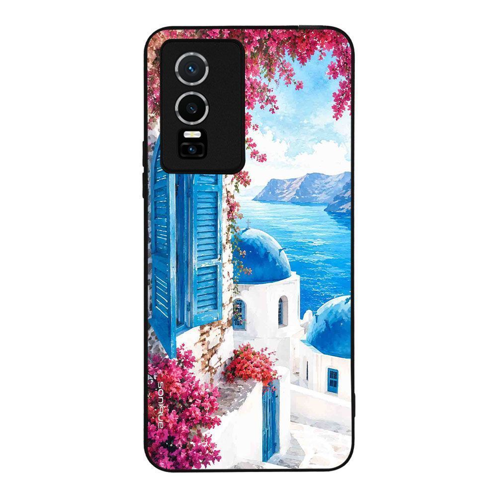 Θήκη Sonique Greek Island Muse Series για VIVO Y74s / VIVO Y76 5G Σαντορινό Γαλάζιο