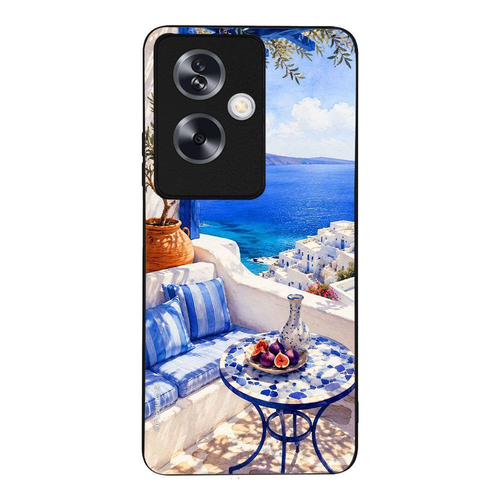 Θήκη SoniqueGreek Island Muse Series για Oppo A79 5G Θέα του Αιγαίου