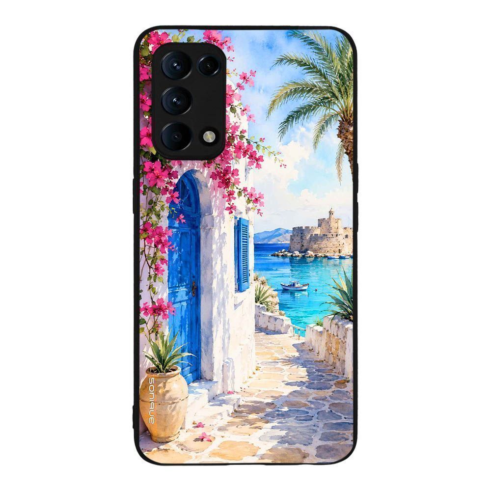 Θήκη SoniqueGreek Island Muse Series για Oppo Find X3 Lite 5G Σοκάκι Ρόδου