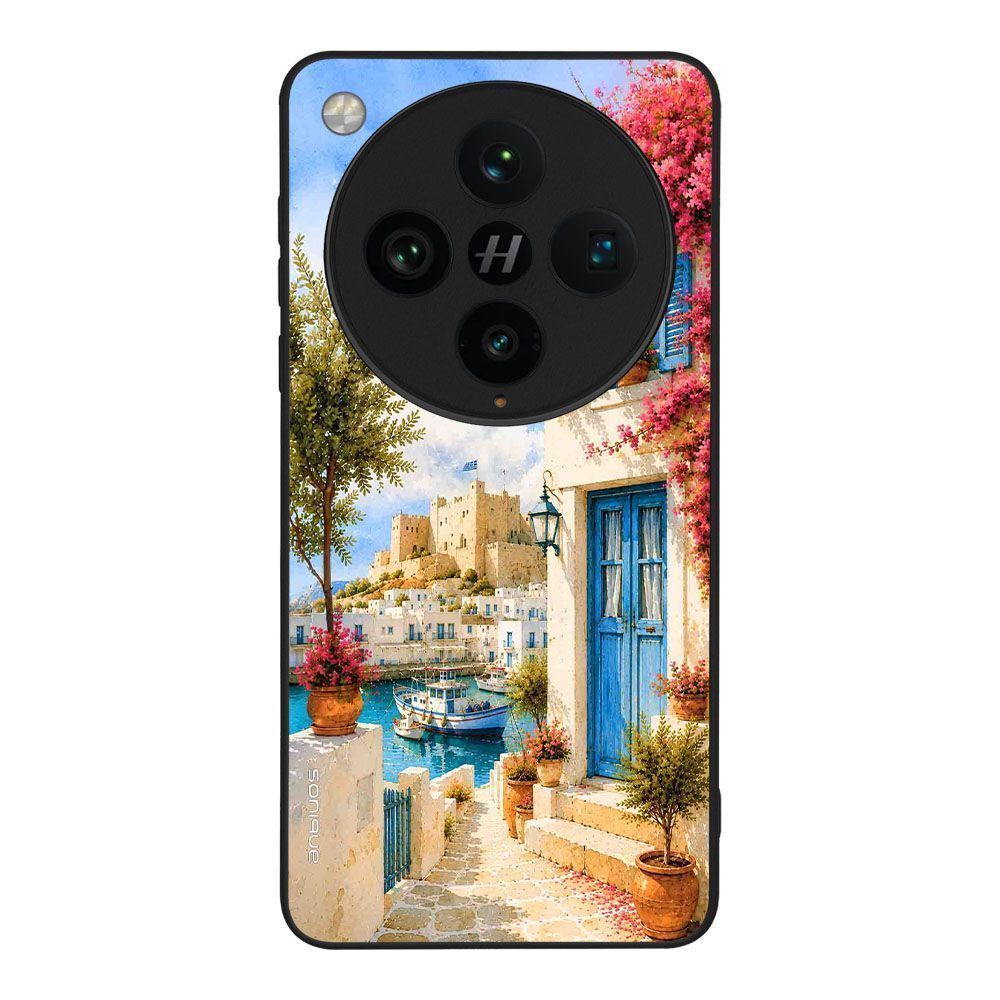 Θήκη SoniqueGreek Island Muse Series για Oppo Find X8 Pro 5G Ροδίτικο Λιμάνι