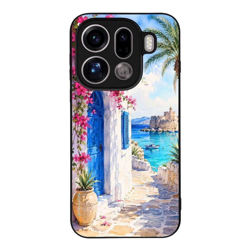 Θήκη SoniqueGreek Island Muse Series για Oppo Find X9 Pro 5G Σοκάκι Ρόδου