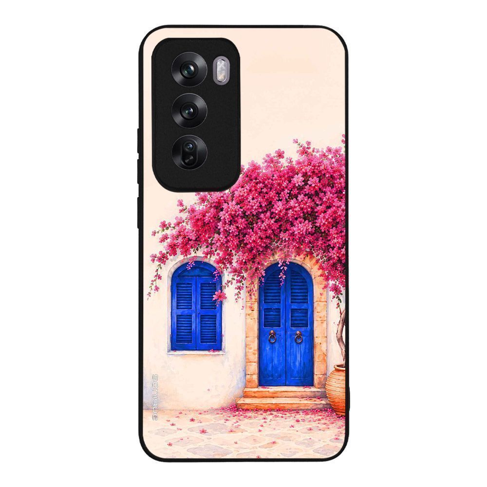 Θήκη SoniqueGreek Island Muse Series για Oppo Reno12 Pro 5G Ροζ Μπουκαμβίλια