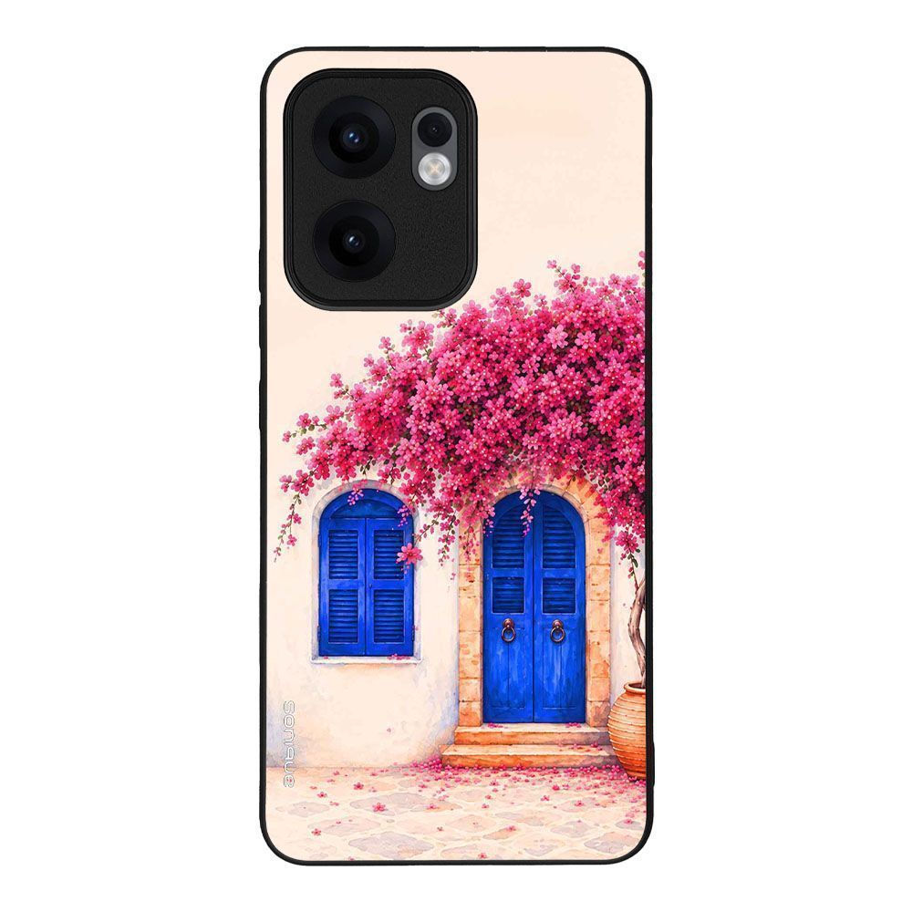 Θήκη SoniqueGreek Island Muse Series για Oppo Reno13 F 5G / Oppo Reno13 FS 5G Ροζ Μπουκαμβίλια