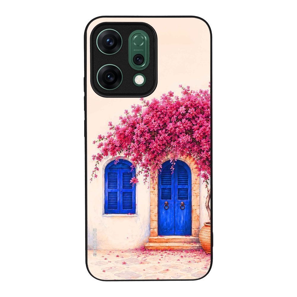 Θήκη SoniqueGreek Island Muse Series για Oppo Reno14 5G Ροζ Μπουκαμβίλια