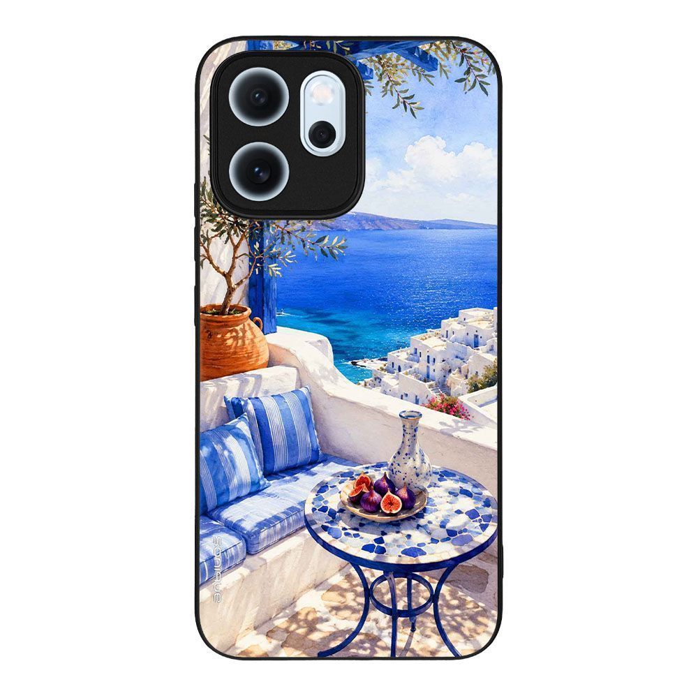 Θήκη SoniqueGreek Island Muse Series για Oppo Reno14 F 5G / Oppo Reno14 FS 5G Θέα του Αιγαίου