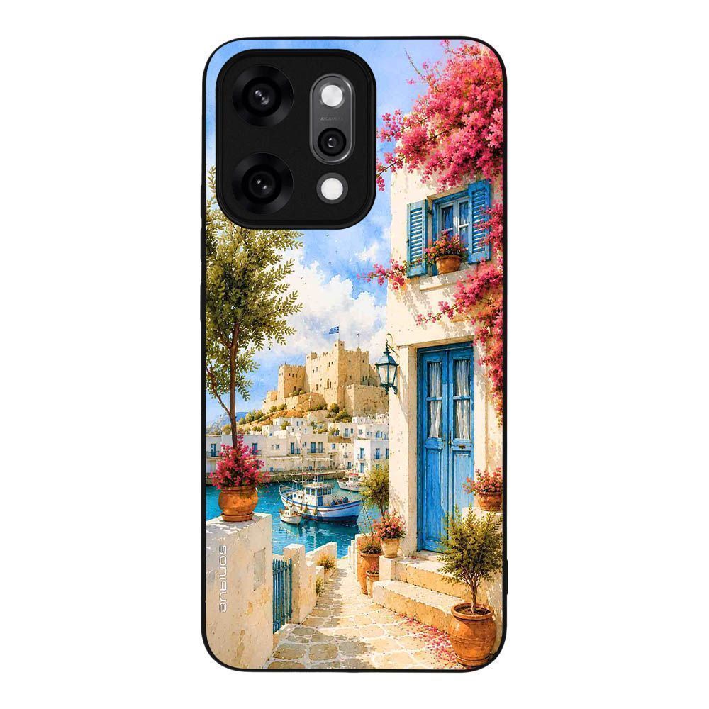 Θήκη SoniqueGreek Island Muse Series για Oppo Reno14 Pro 5G Ροδίτικο Λιμάνι