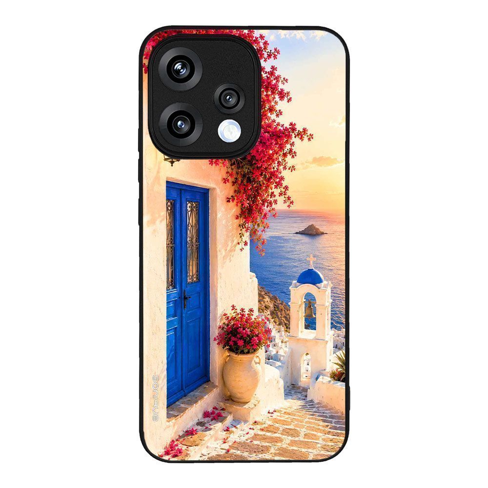 Θήκη SoniqueGreek Island Muse Series για Oppo Reno15 5G Ηλιοβασίλεμα Σαντορίνης