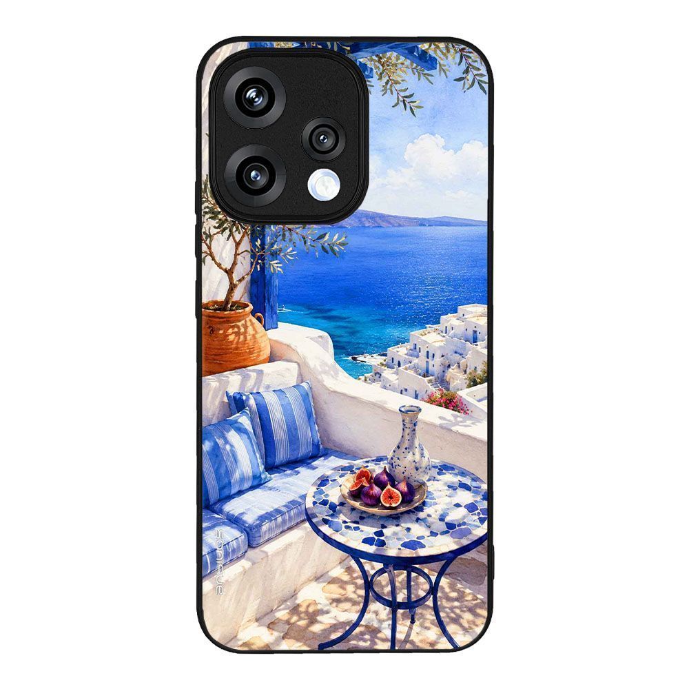 Θήκη SoniqueGreek Island Muse Series για Oppo Reno15 5G Θέα του Αιγαίου