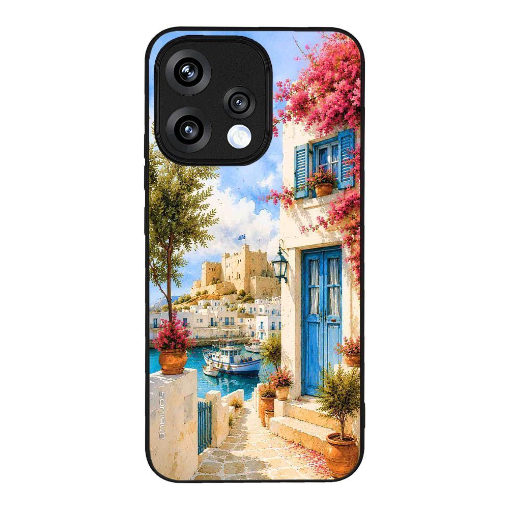 Θήκη SoniqueGreek Island Muse Series για Oppo Reno15 5G Ροδίτικο Λιμάνι