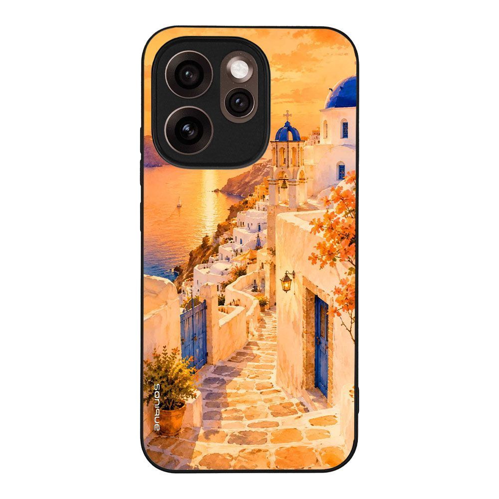 Θήκη SoniqueGreek Island Muse Series για Oppo Reno15 Pro 5G Ηλιοβασίλεμα στην Οία
