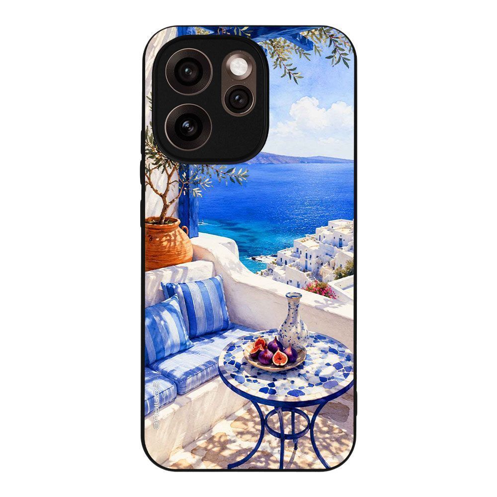 Θήκη SoniqueGreek Island Muse Series για Oppo Reno15 Pro Max Θέα του Αιγαίου