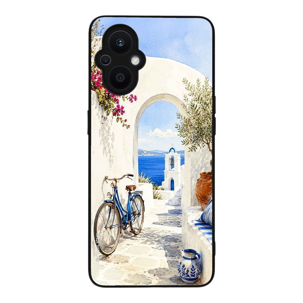 Θήκη SoniqueGreek Island Muse Series για Oppo Reno7 Lite 5G / Oppo Reno8 Lite 5G Πέρασμα στο Αιγαίο