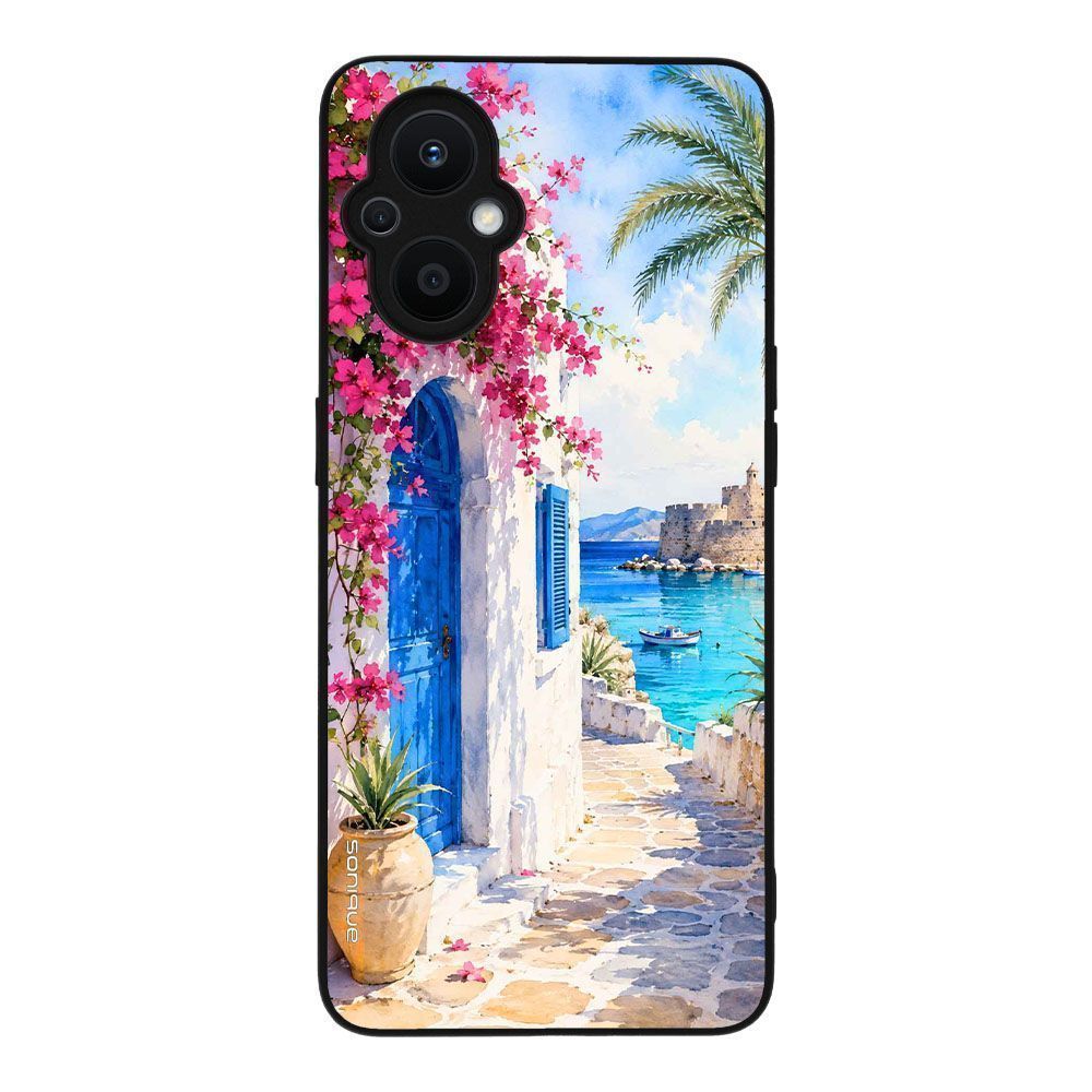 Θήκη SoniqueGreek Island Muse Series για Oppo Reno7 Lite 5G / Oppo Reno8 Lite 5G Σοκάκι Ρόδου