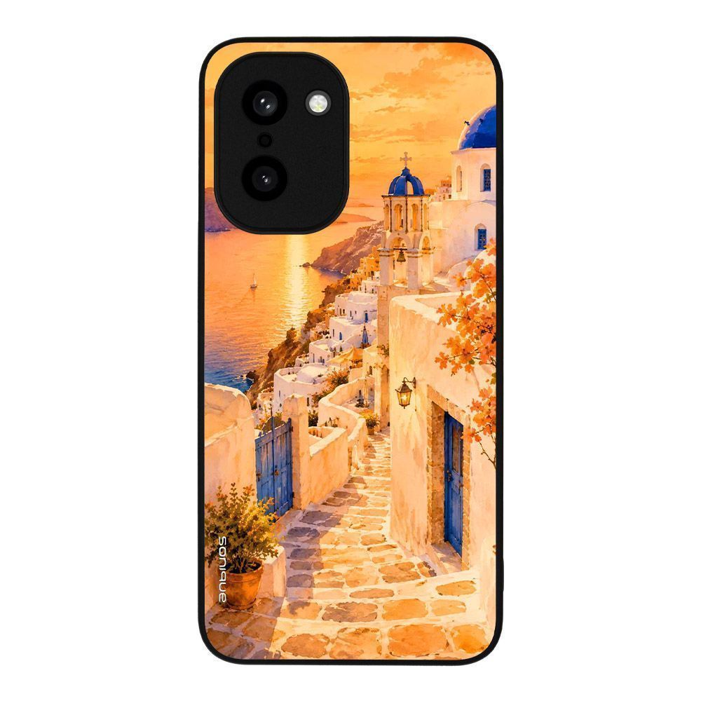 Θήκη Sonique Greek Island Muse  Series για OnePlus 15R 5G Ηλιοβασίλεμα στην Οία