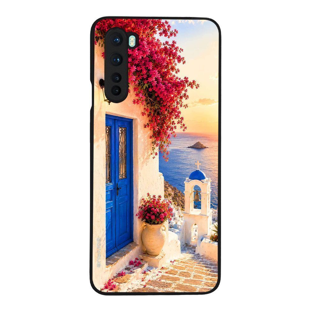 Θήκη Sonique Greek Island Muse  Series για OnePlus Nord Ηλιοβασίλεμα Σαντορίνης