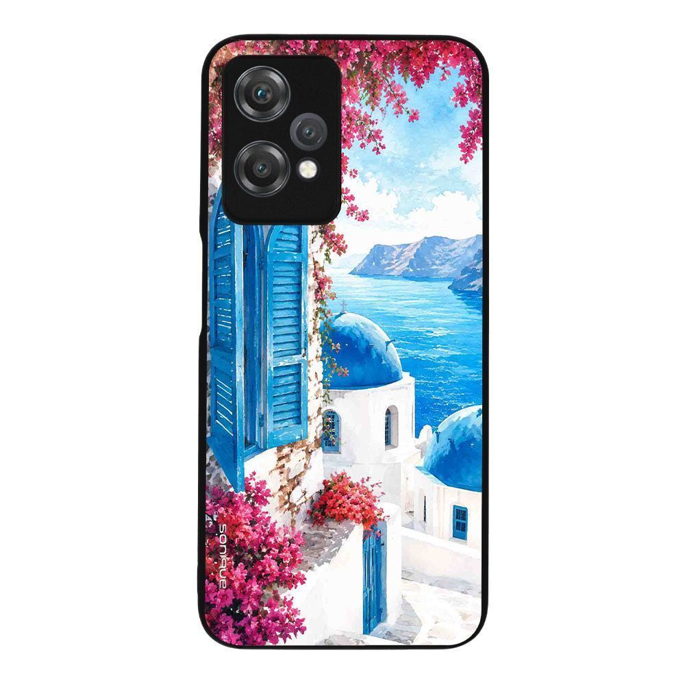 Θήκη Sonique Greek Island Muse  Series για OnePlus Nord CE 2 Lite 5G Σαντορινό Γαλάζιο