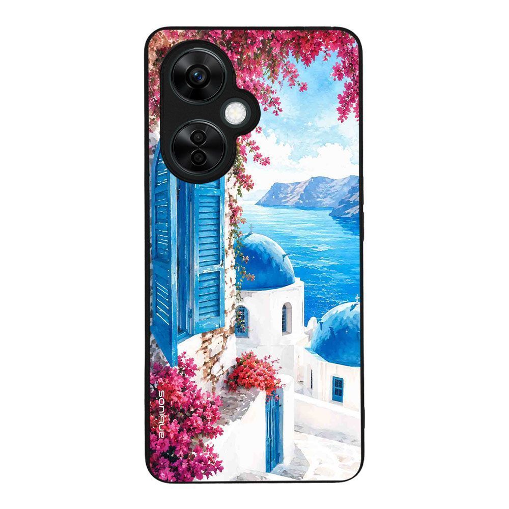 Θήκη Sonique Greek Island Muse  Series για OnePlus Nord CE 3 Lite 5G Σαντορινό Γαλάζιο