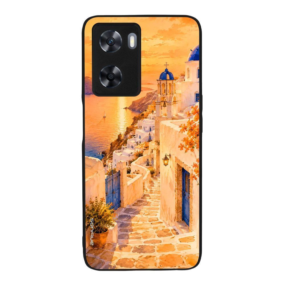 Θήκη Sonique Greek Island Muse  Series για OnePlus Nord N20 SE Ηλιοβασίλεμα στην Οία