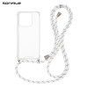 Θήκη Σιλικόνης με Κορδόνι Sonique Armor Clear Xiaomi Xiaomi 17 5G Rainbow Λευκό