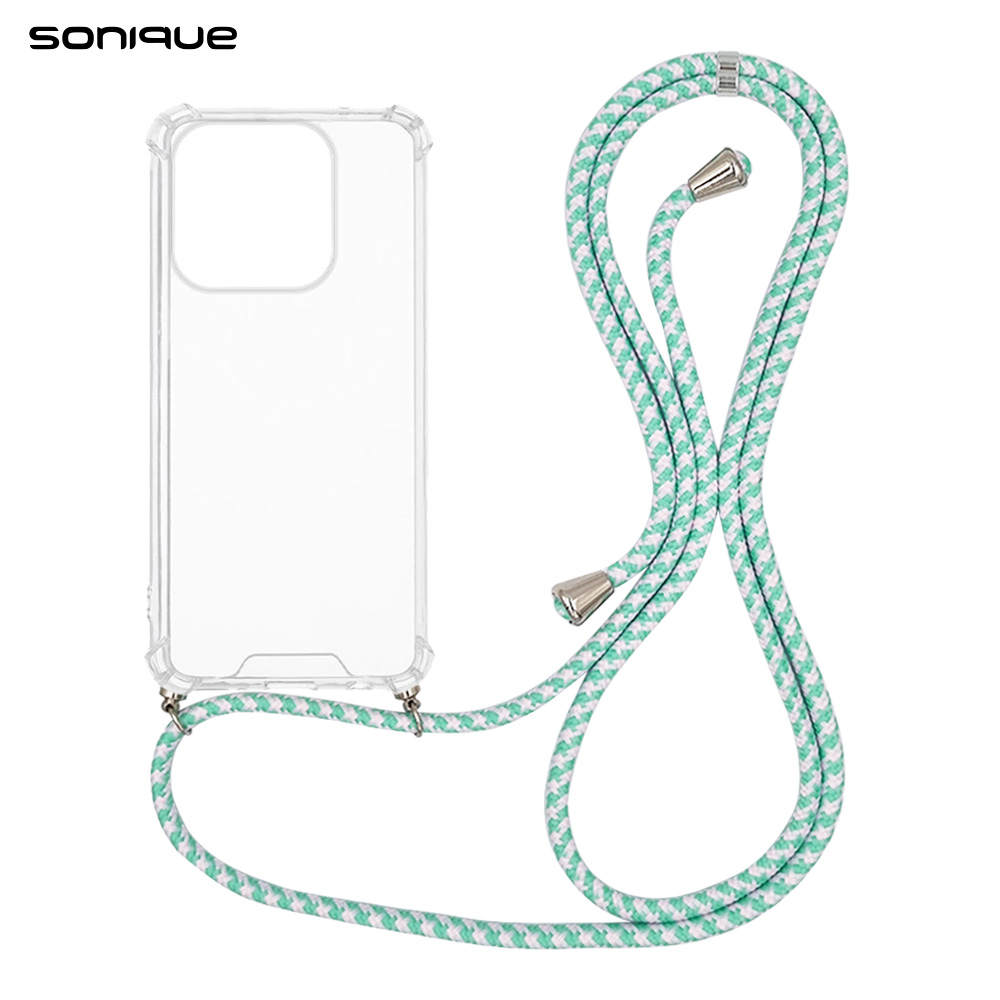 Θήκη Σιλικόνης με Κορδόνι Sonique Armor Clear Xiaomi Xiaomi 17 5G Rainbow Βεραμάν