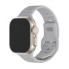 Λουράκι Σιλικόνης ColorWave Sonique για Apple Watch (42/44/45/49MM) Ανοιχτό Γκρι