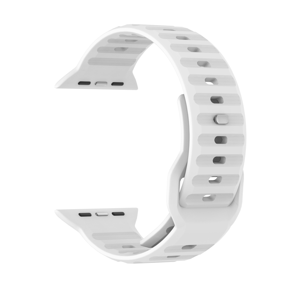 Λουράκι Σιλικόνης ColorWave Sonique για Apple Watch (42/44/45/49MM) Λευκό