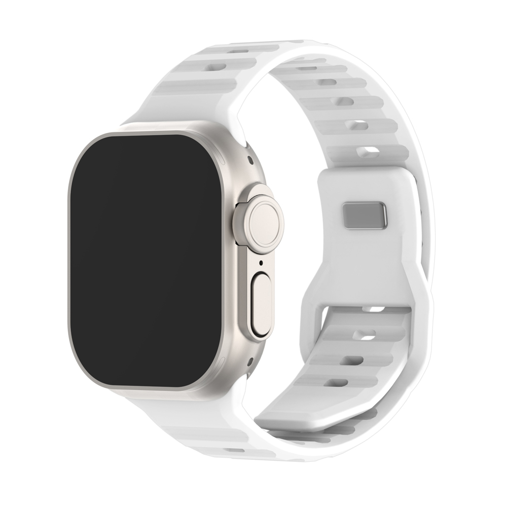 Λουράκι Σιλικόνης ColorWave Sonique για Apple Watch (42/44/45/49MM) Λευκό