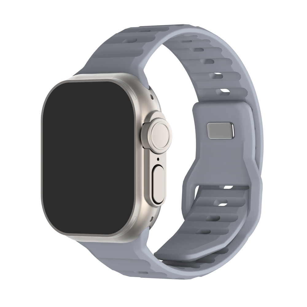 Λουράκι Σιλικόνης ColorWave Sonique για Apple Watch (42/44/45/49MM) Μπλε Γκρι