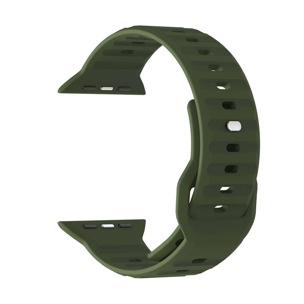 Λουράκι Σιλικόνης ColorWave Sonique για Apple Watch (42/44/45/49MM) Πράσινο Σκούρο