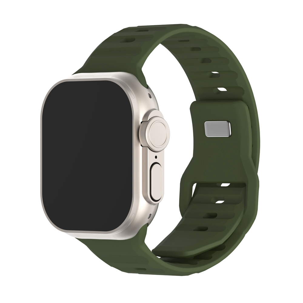 Λουράκι Σιλικόνης ColorWave Sonique για Apple Watch (42/44/45/49MM) Πράσινο Σκούρο