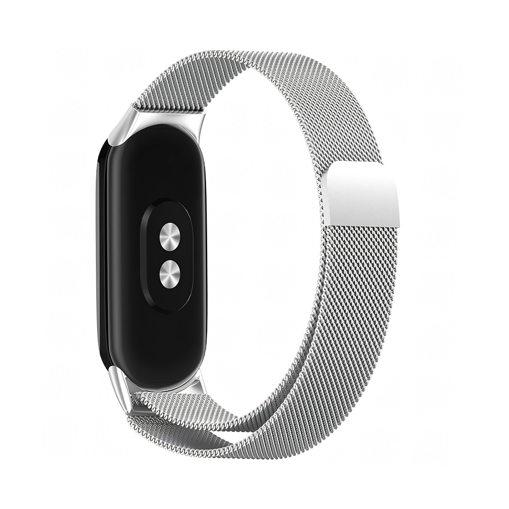Λουράκι Stainless Steel Milanese Slim Sonique για Xiaomi Xiaomi Mi Band 8 / Smart Band 9 / Smart Band 10 Ασημί
