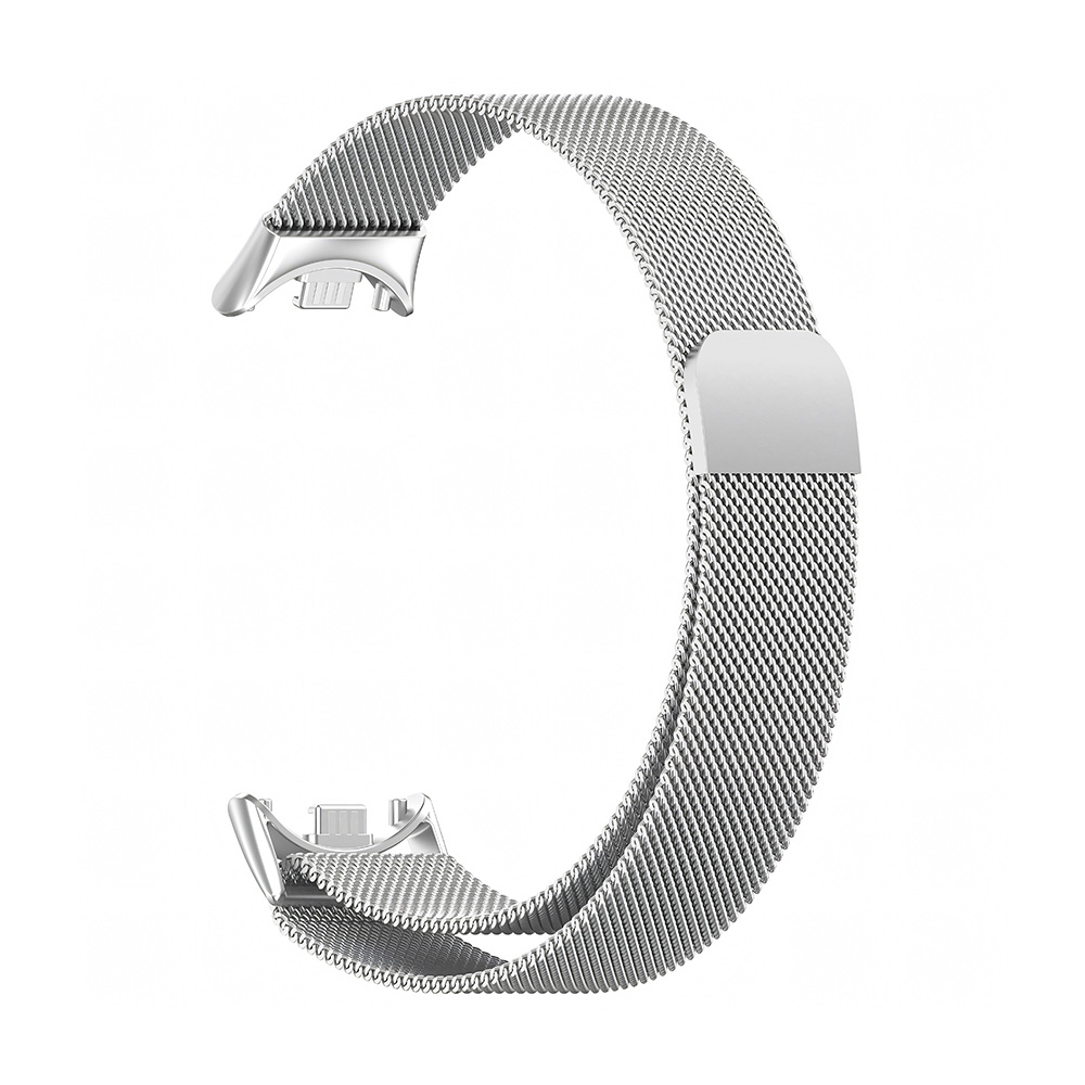 Λουράκι Stainless Steel Milanese Slim Sonique για Xiaomi Xiaomi Mi Band 8 / Smart Band 9 / Smart Band 10 Ασημί