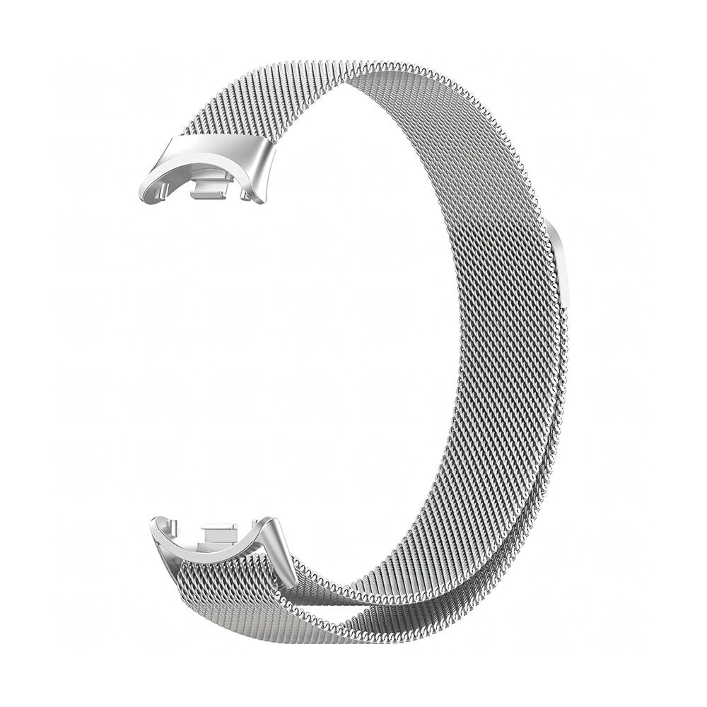 Λουράκι Stainless Steel Milanese Slim Sonique για Xiaomi Xiaomi Mi Band 8 / Smart Band 9 / Smart Band 10 Ασημί