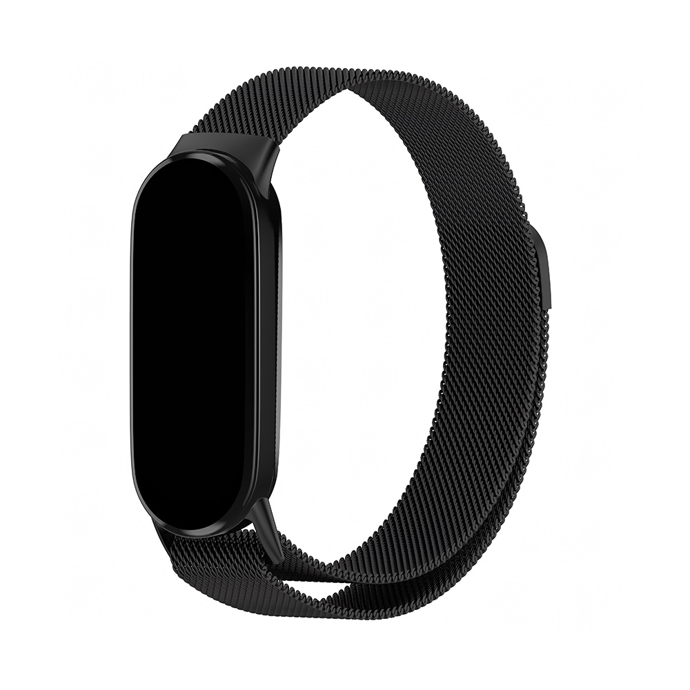 Λουράκι Stainless Steel Milanese Slim Sonique για Xiaomi Xiaomi Mi Band 8 / Smart Band 9 / Smart Band 10 Μαύρο
