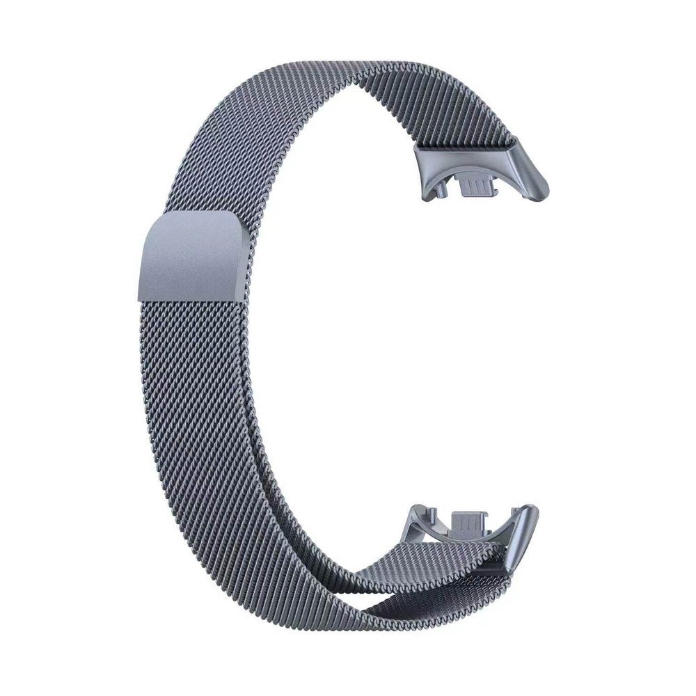 Λουράκι Stainless Steel Milanese Slim Sonique για Xiaomi Xiaomi Mi Band 8 / Smart Band 9 / Smart Band 10 Μπλε Γκρι