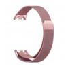 Λουράκι Stainless Steel Milanese Slim Sonique για Xiaomi Xiaomi Mi Band 8 / Smart Band 9 / Smart Band 10 Ροζ Χρυσό
