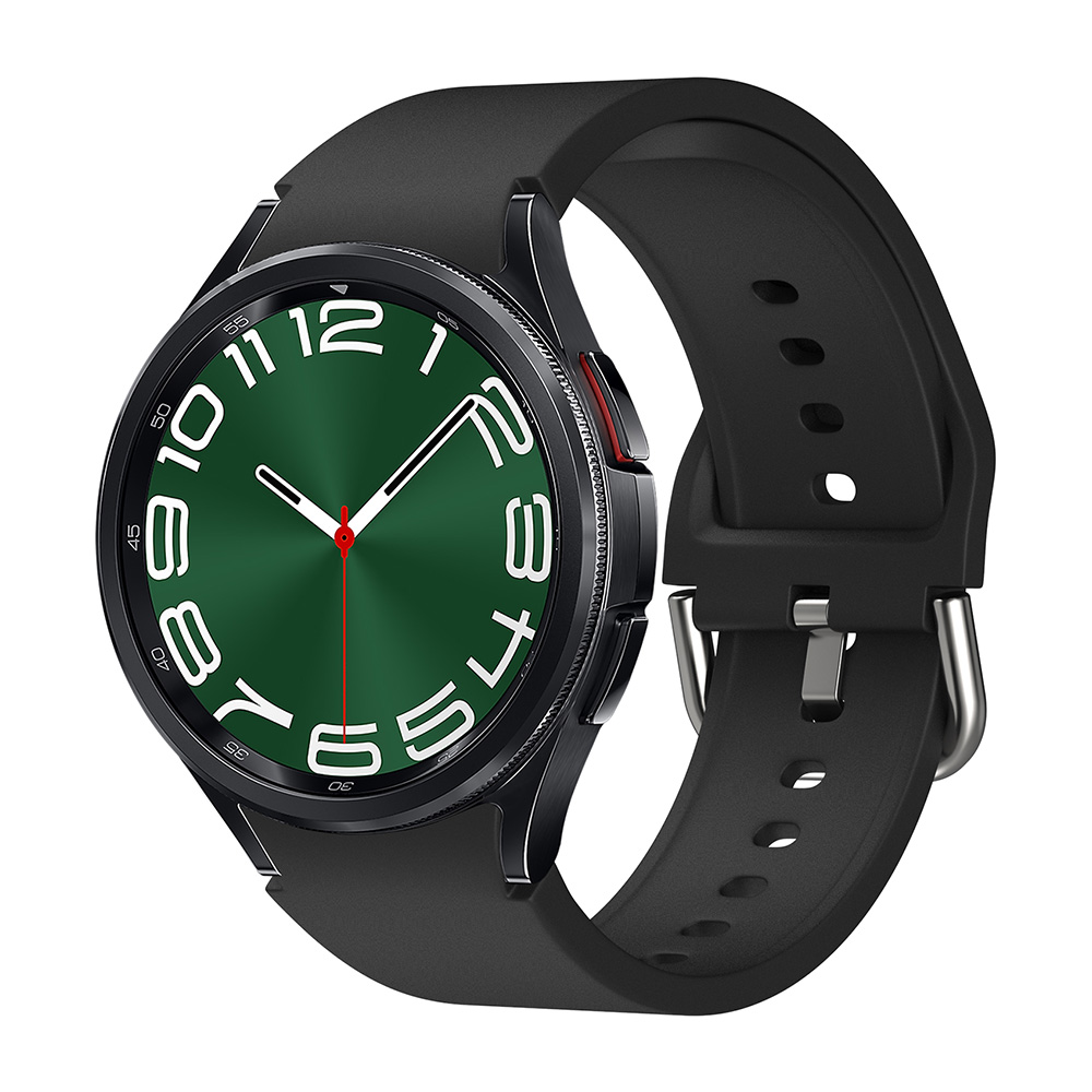 Λουράκι Σιλικόνης Soft Band Sonique για Samsung Galaxy Watch 4/5/6/7/FE Μαύρο