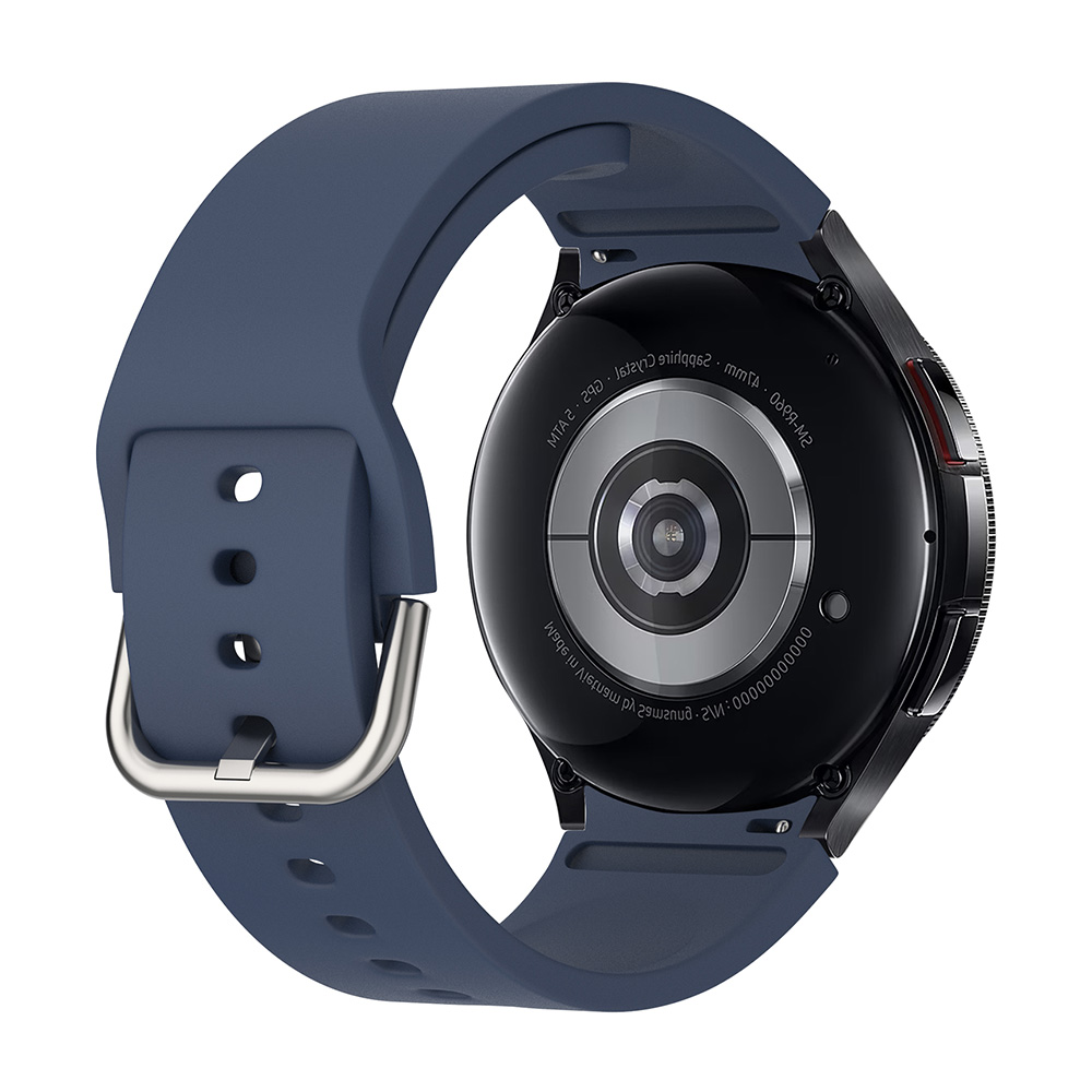 Λουράκι Σιλικόνης Soft Band Sonique για Samsung Galaxy Watch 4/5/6/7/FE Μπλε Σκούρο