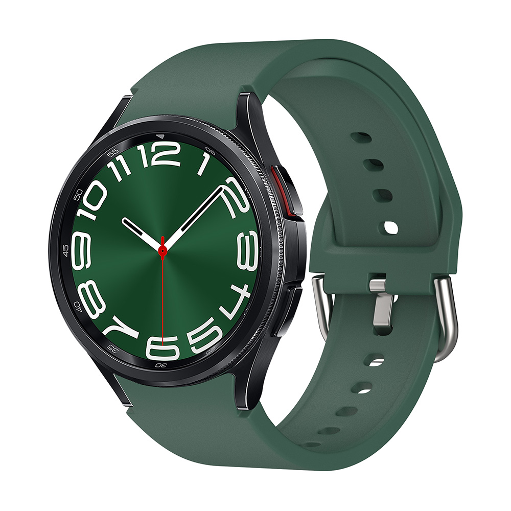 Λουράκι Σιλικόνης Soft Band Sonique για Samsung Galaxy Watch 4/5/6/7/FE Πράσινο Σκούρο