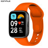 Λουράκι Σιλικόνης Sonique Color για Xiaomi Redmi Watch 3 Active Πορτοκαλί