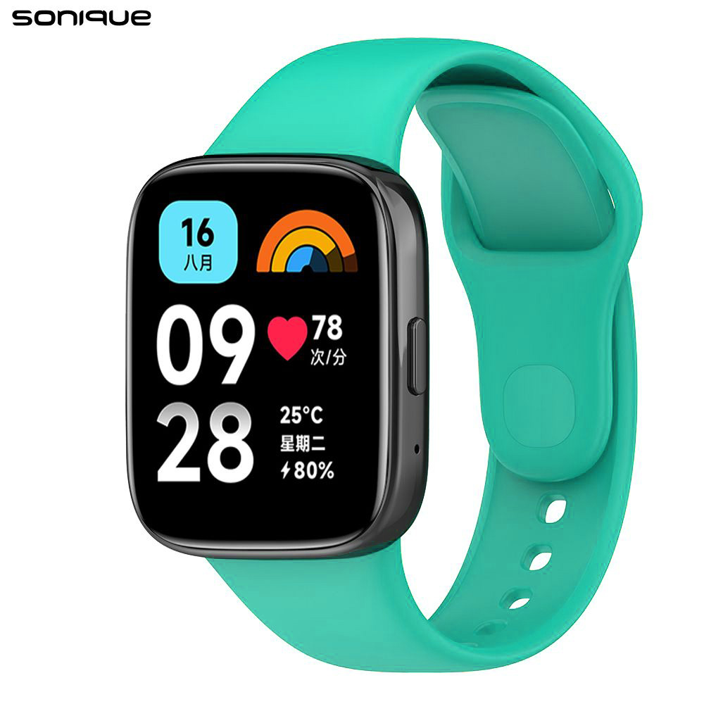 Λουράκι Σιλικόνης Sonique Color για Xiaomi Redmi Watch 3 Active Βεραμάν