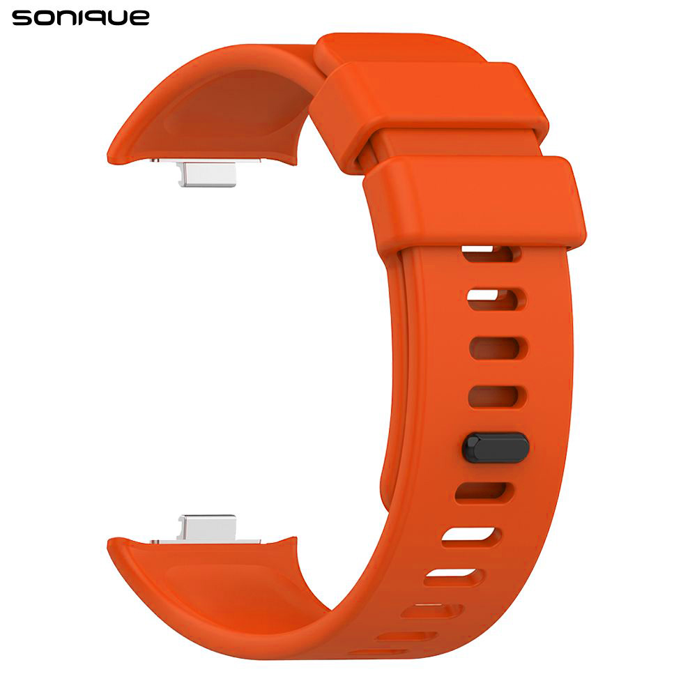 Λουράκι Σιλικόνης Sonique Color για Xiaomi Redmi Watch 4 /5 /6 /6 Lite /6 Active /Smart Band 8 Pro /9 Pro /10 Pro Πορτοκαλί