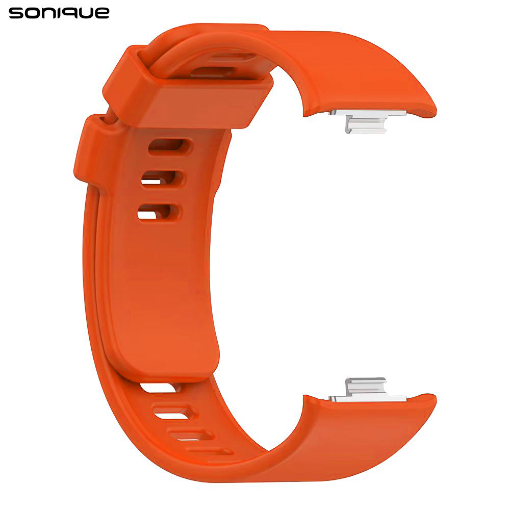 Λουράκι Σιλικόνης Sonique Color για Xiaomi Redmi Watch 4 /5 /6 /6 Lite /6 Active /Smart Band 8 Pro /9 Pro /10 Pro Πορτοκαλί