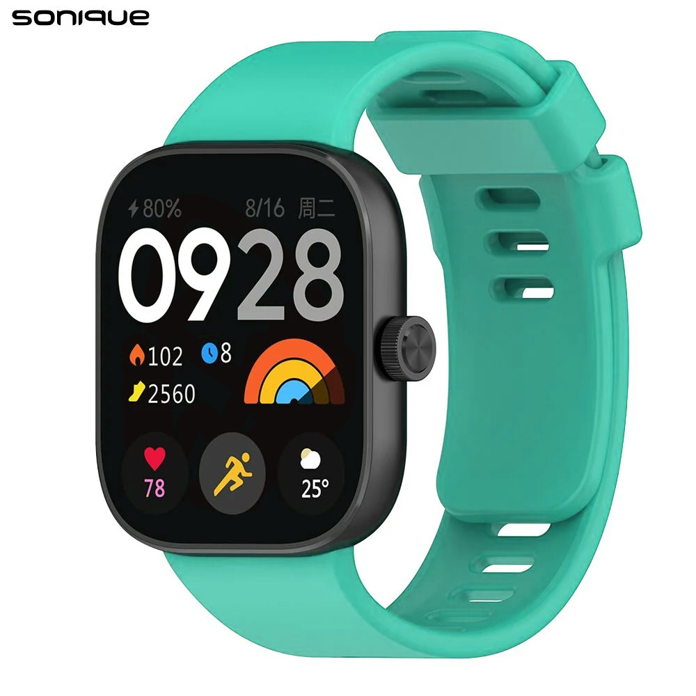 Λουράκι Σιλικόνης Sonique Color για Xiaomi Redmi Watch 4 /5 /6 /6 Lite /6 Active /Smart Band 8 Pro /9 Pro /10 Pro Βεραμάν