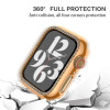 Θήκη Προστασία Luxury Diamond PC + Tempered Glass Sonique για Apple Watch 4/5/6/SE/SE 2/SE 3 40mm Μπρονζέ