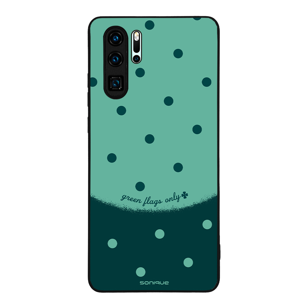 Θήκη Sonique Delulu Polka Era Series για Huawei P30 Pro Green Flags