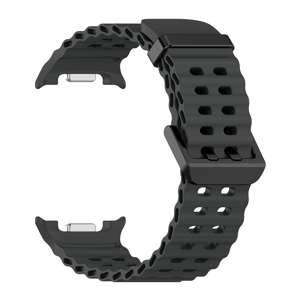 Λουράκι Σιλικόνης ColorWave Sonique για Samsung Galaxy Watch 8 Μαύρο